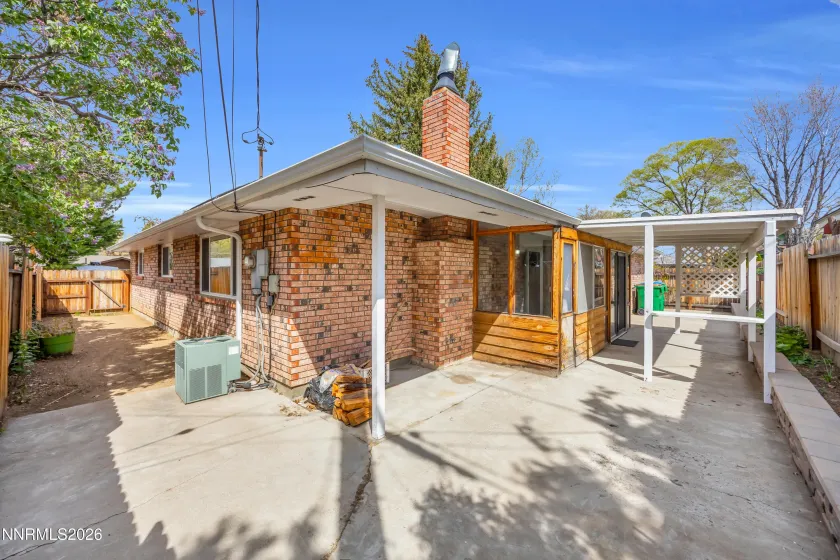 Covered Enclosed Porch