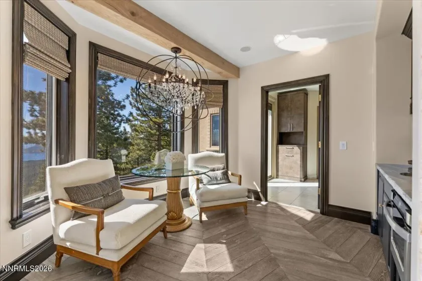 Primary suite sitting area