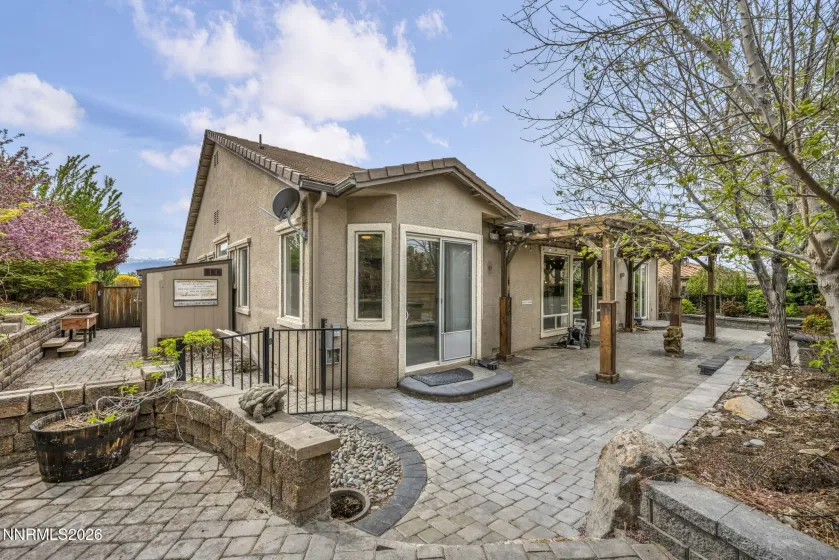 Backyard- virtually Staged