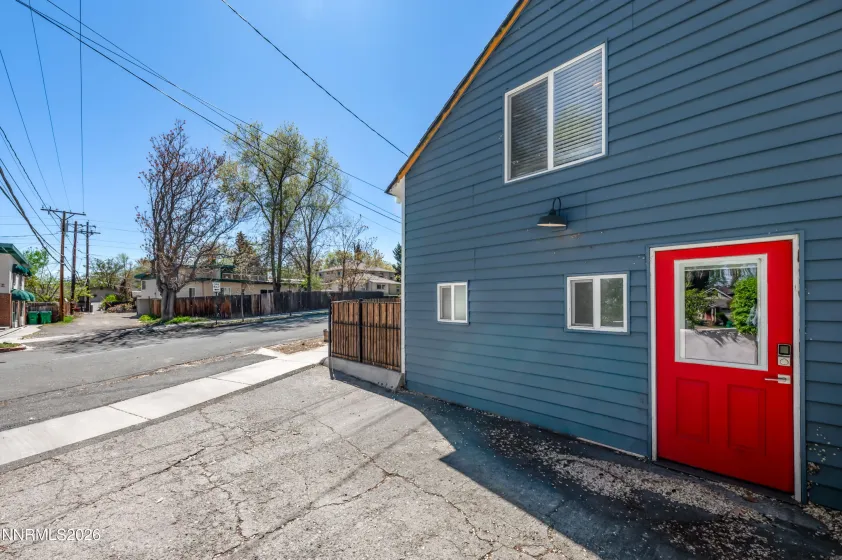 Alley View - Basement Entry