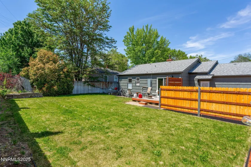 Backyard of Two bedroom Unit