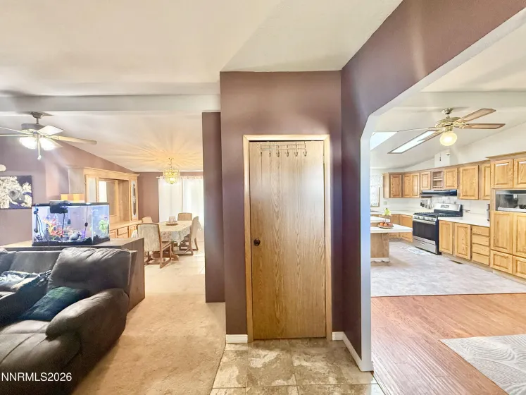 Formal Living and Kitchen