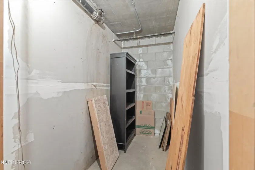 Lockable Storage Unit 524 just inside the main garage door.