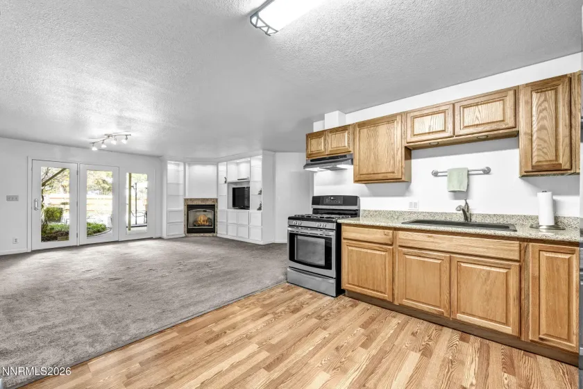 Basement Living Area/Kitchen