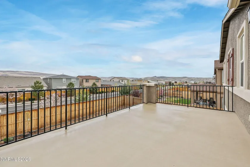 Upstairs deck off master