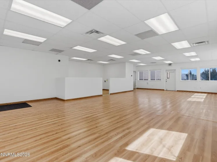 Flexible open layout adaptable to a variety of uses