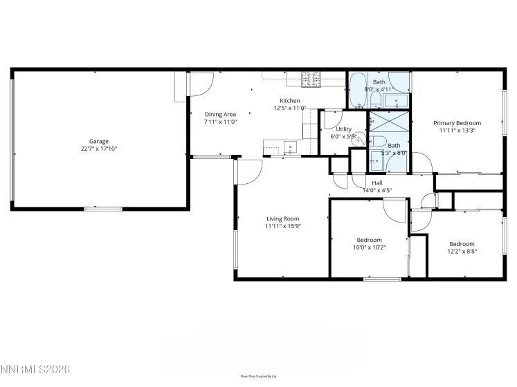6680 Flower, Reno, Nevada 89506, 3 Bedrooms Bedrooms, ,2 BathroomsBathrooms,Residential,Residential,Flower,260004274