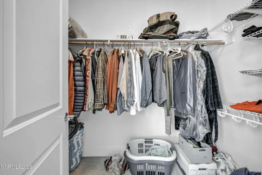 Main Level Bedroom Walk In Closet