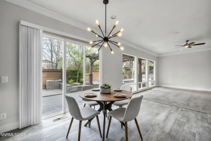 Kitchen/Dining- Virtually staged