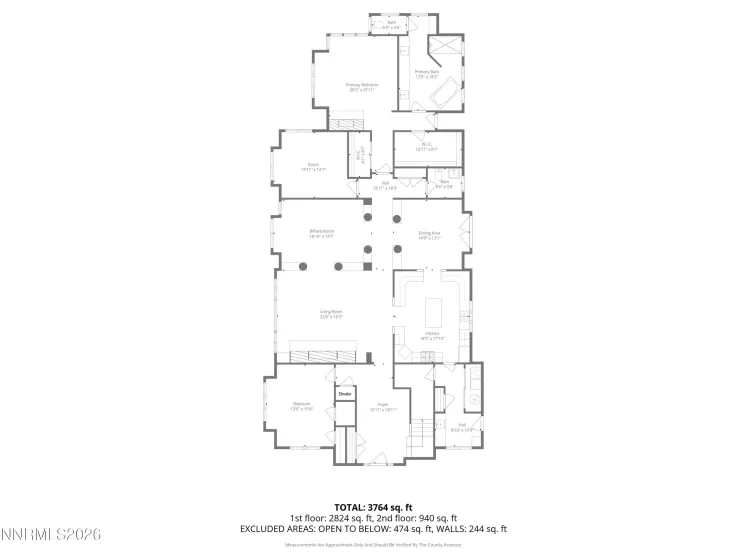 171 Summit Ridge, Gardnerville, Nevada 89460, 5 Bedrooms Bedrooms, ,4 BathroomsBathrooms,Residential,Residential,Summit Ridge,260004317
