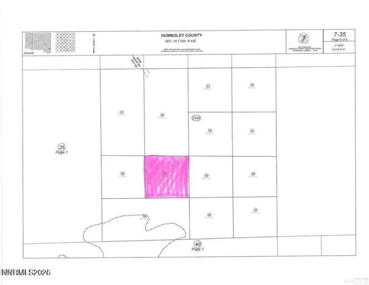 APN 07-0354-61 Near Valmy, Valmy, Nevada 89438, ,Land,Residential,Near Valmy,260004418