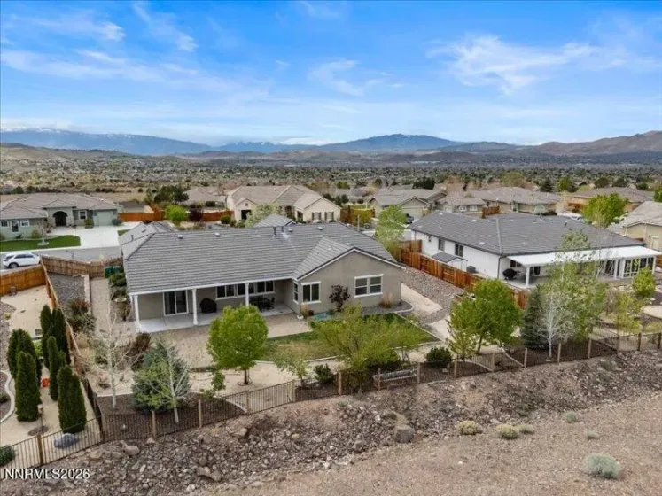 Aerial View of Backyard