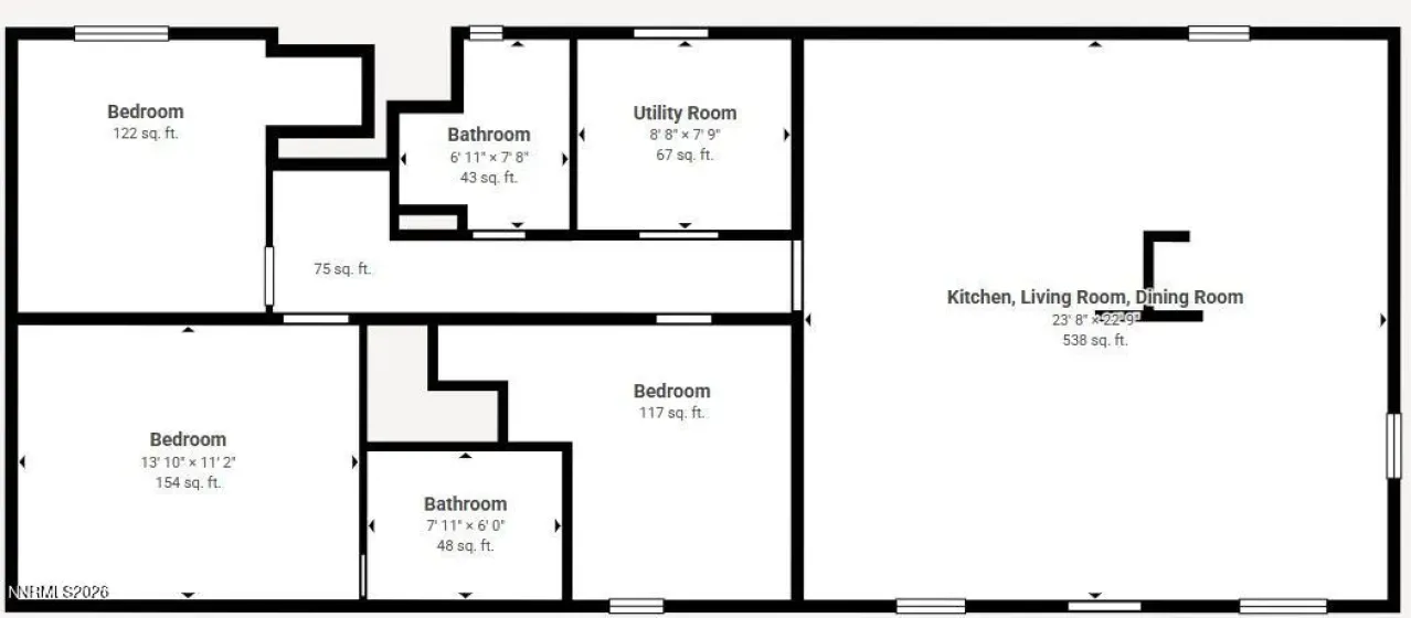 1724 2200 East, Battle Mountain, Nevada 89820, 3 Bedrooms Bedrooms, ,2 BathroomsBathrooms,Residential,Residential,2200 East,260004551