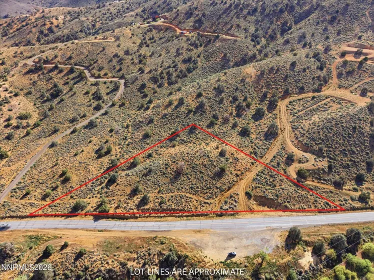 Approx Property Lines in Red