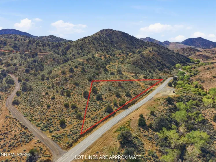 Approx Property Lines in Red