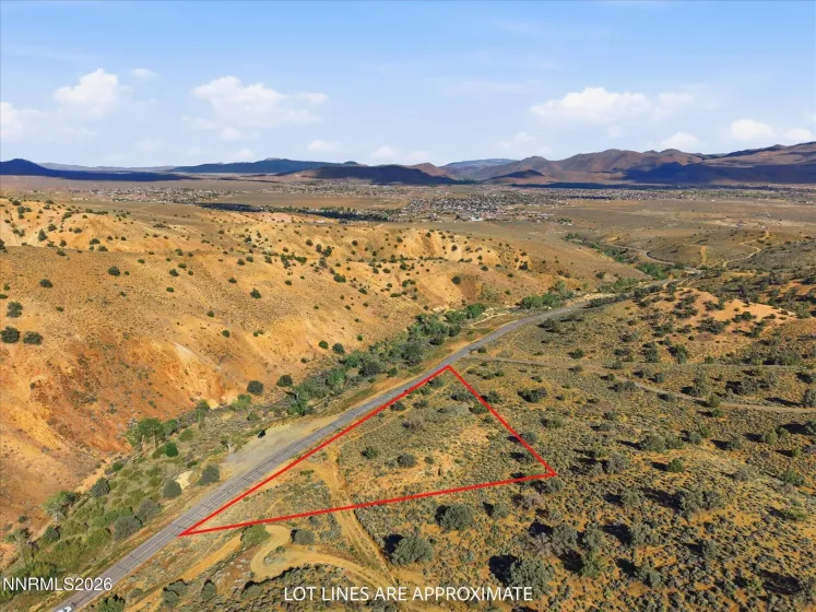 Approx Property Lines in Red