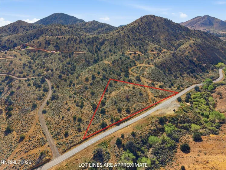 Approx Property Lines in Red