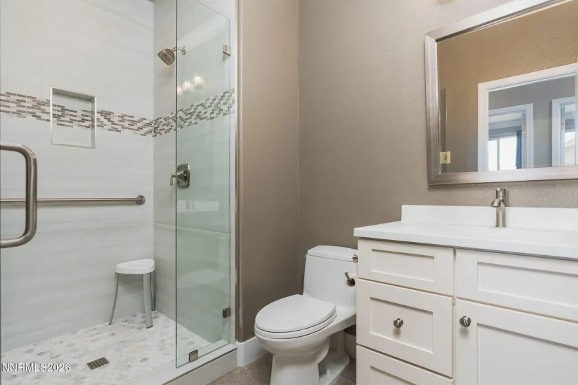 Guest bath- each bedroom complete with private bath