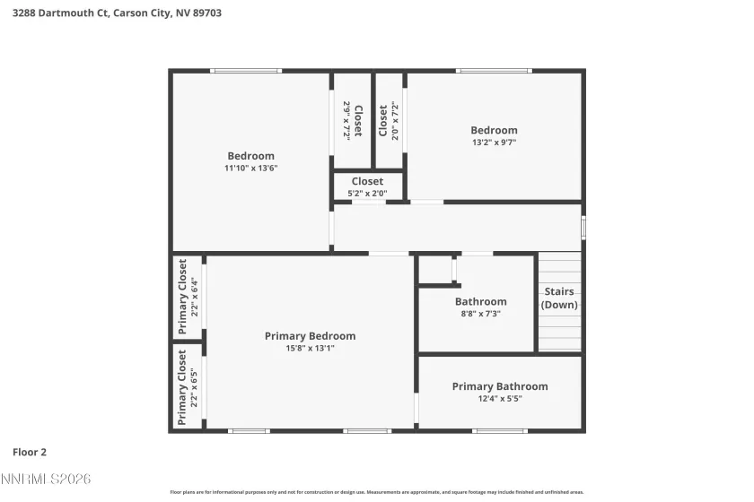 3288 Dartmouth, Carson City, Nevada 89703, 3 Bedrooms Bedrooms, ,3 BathroomsBathrooms,Residential,Residential,Dartmouth,260004672