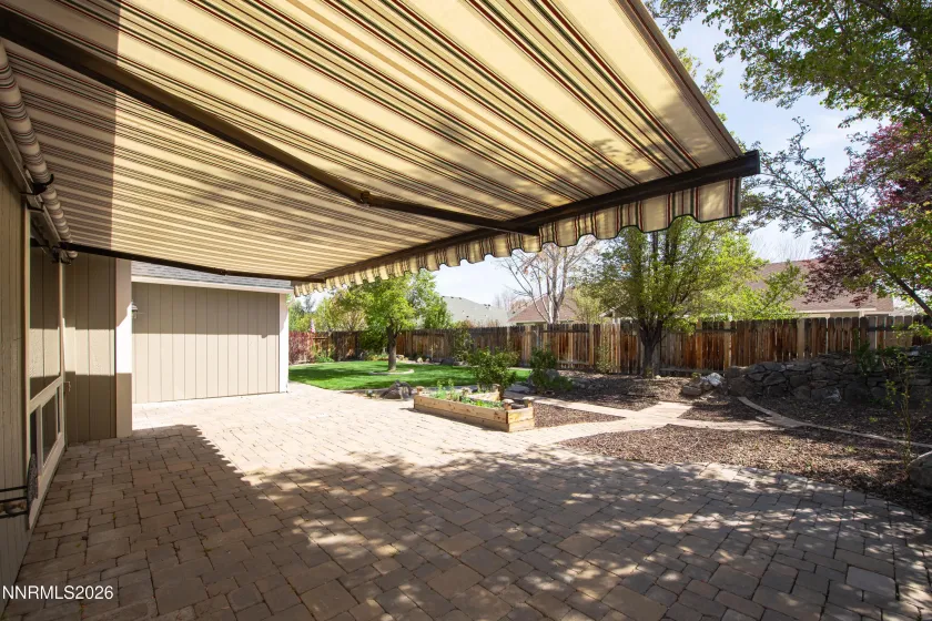 Back Yard - Awning Open