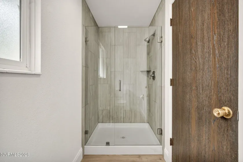 Updated Shower Stall in Primary Bathroom