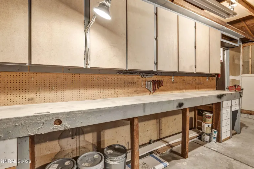Workbench/Cabinets in Garage