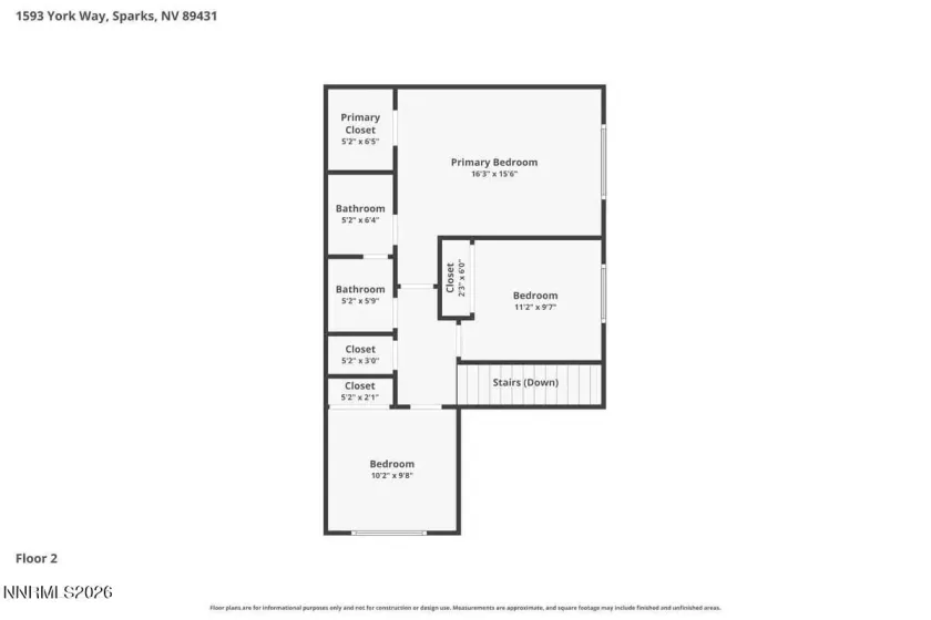 1593 York, Sparks, Nevada 89431, 3 Bedrooms Bedrooms, ,2 BathroomsBathrooms,Residential,Residential,York,260004999