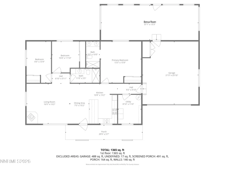1504 Fahim, Gardnerville, Nevada 89410, 3 Bedrooms Bedrooms, ,2 BathroomsBathrooms,Residential,Residential,Fahim,260005160