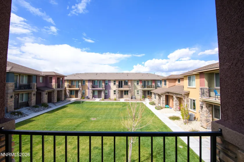 Balcony view from living room