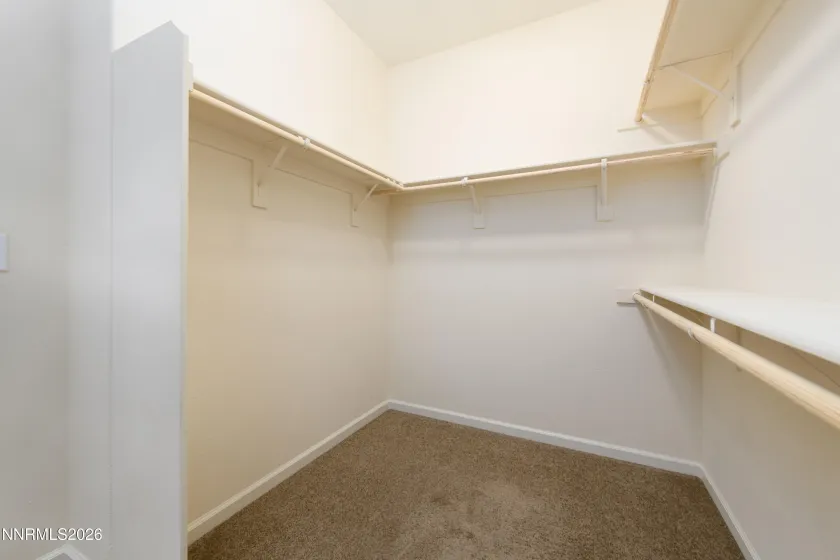 Primary walk in closet