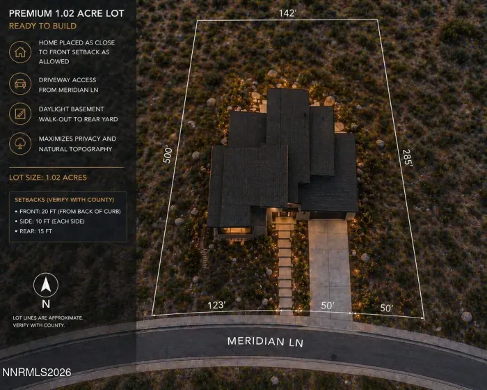 0 Meridian, Reno, Nevada 89509, ,Land,Residential,Meridian,260005204