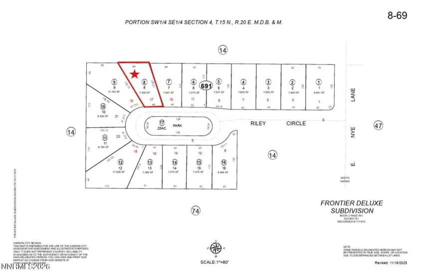 17 Riley, Carson City, Nevada 89706, ,Land,Residential,Riley,260005210