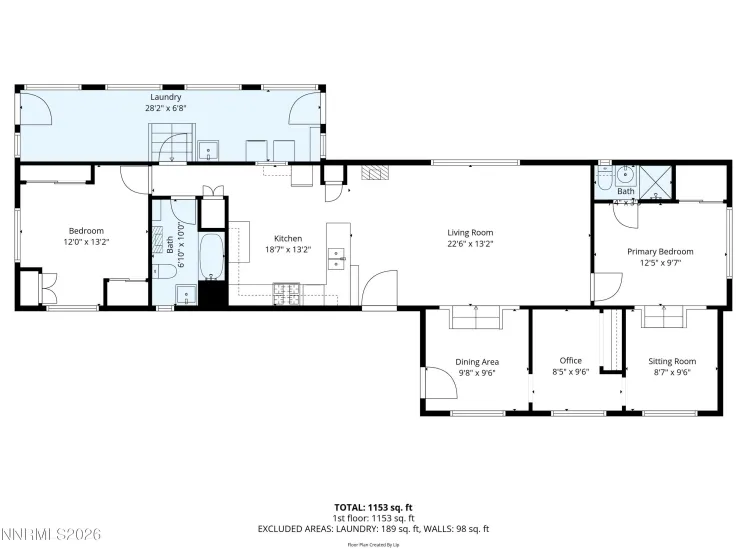 245 Taurus, Reno, Nevada 89521, 2 Bedrooms Bedrooms, ,2 BathroomsBathrooms,Residential,Residential,Taurus,260005277