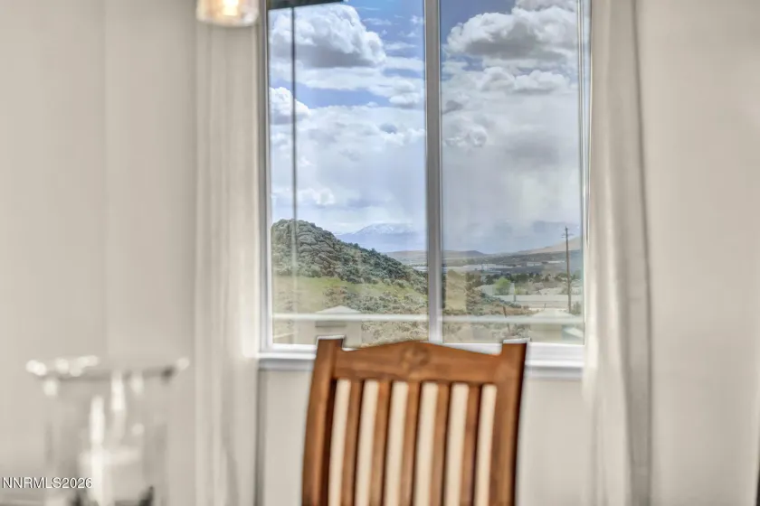 Dining room view