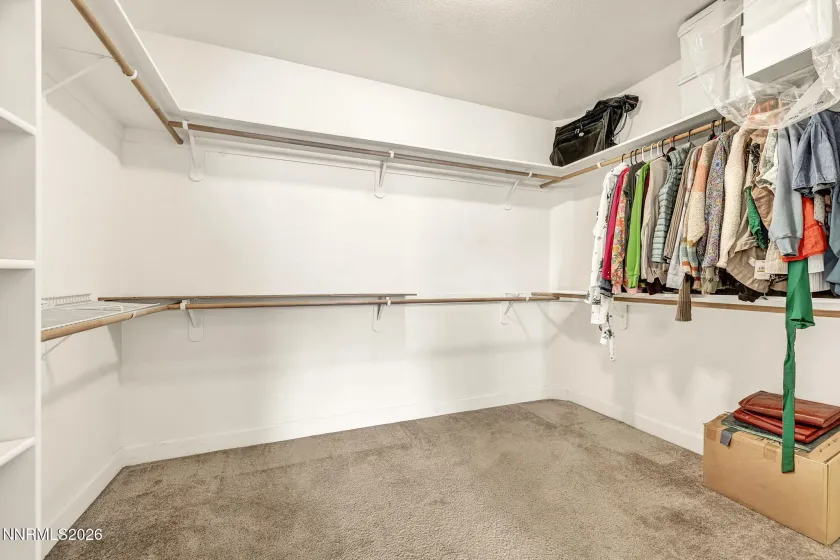 Primary closet