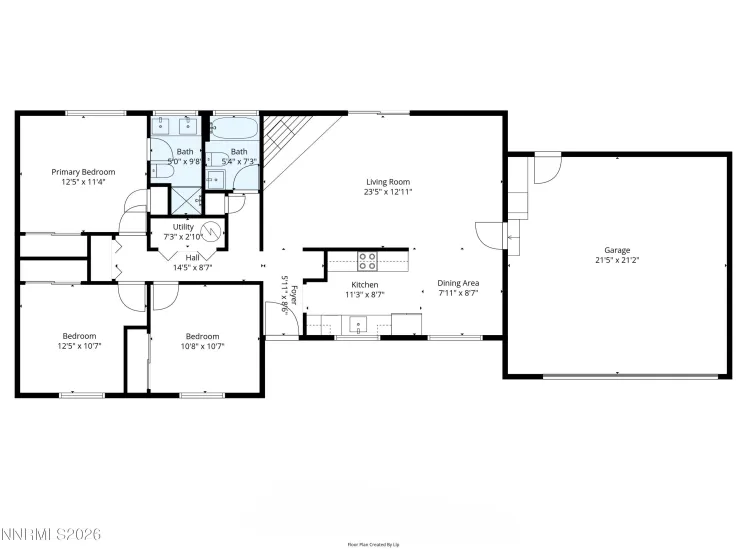 2240 Osceola, Reno, Nevada 89506, 3 Bedrooms Bedrooms, ,2 BathroomsBathrooms,Residential,Residential,Osceola,260005353