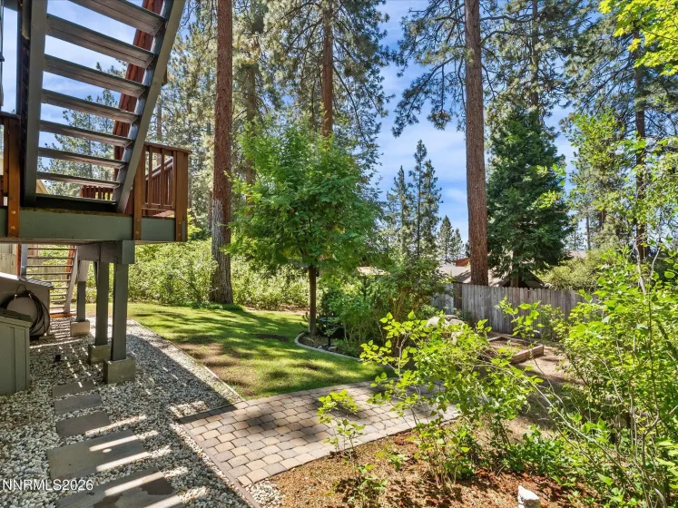 Back yard-Fenced