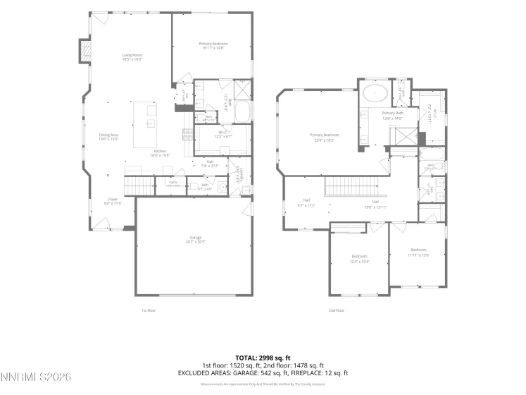 448 Golden Gate, Minden, Nevada 89423, 4 Bedrooms Bedrooms, ,4 BathroomsBathrooms,Residential,Residential,Golden Gate,0,260003414