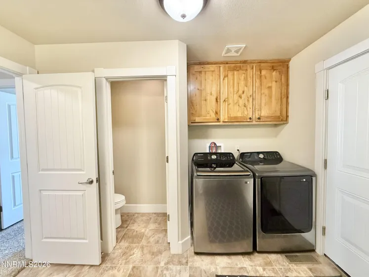 Laundry Room and Half Bath