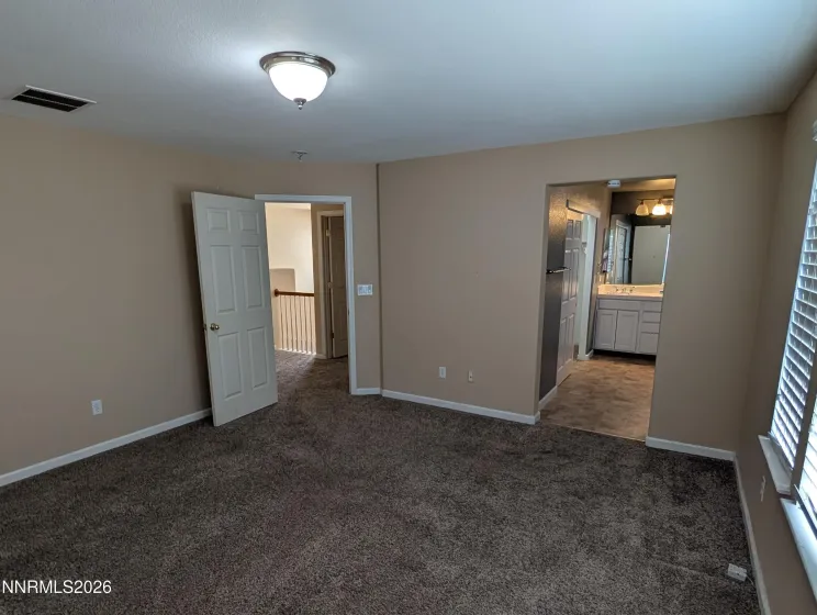 Walk-in closet located in bathroom