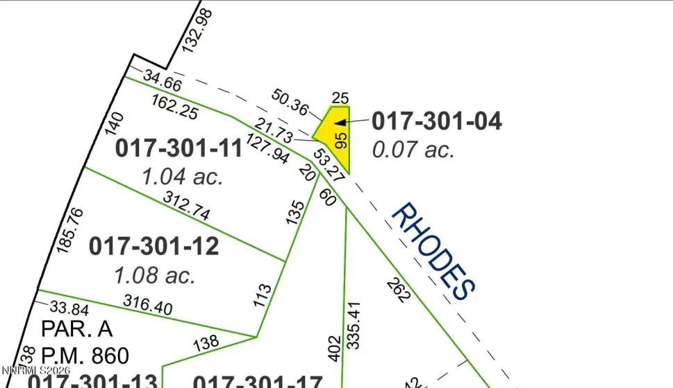 0 Rhodes, Reno, Nevada 89521, ,Land,Residential,Rhodes,260002001