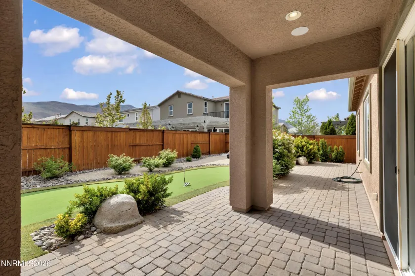 Covered patio