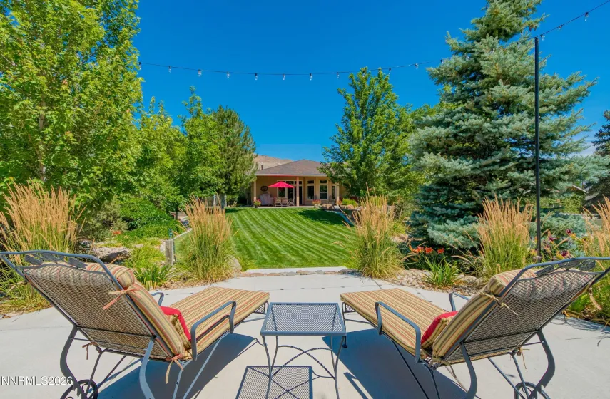 End of Backyard Sitting Area