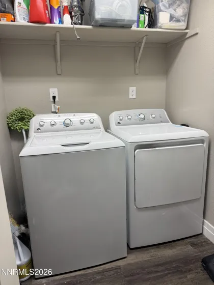 Laundry Room with Shelves