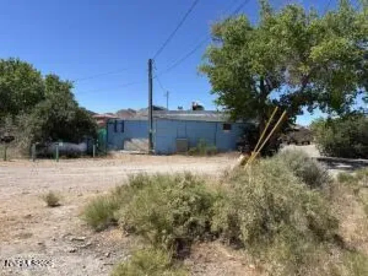 Rear of the restaurant from lot behind the restaurant