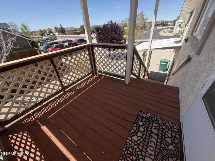 Apartment deck