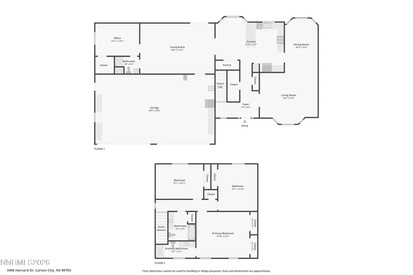 3496 Harvard, Carson City, Nevada 89703, 4 Bedrooms Bedrooms, ,4 BathroomsBathrooms,Residential,Residential,Harvard,0,260006152