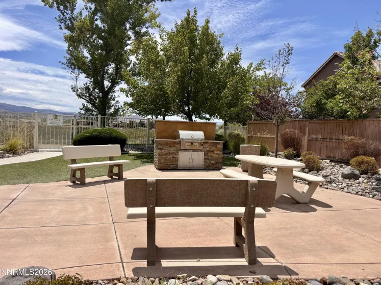 BBQ area