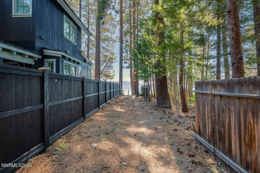 Easement pathway to beach