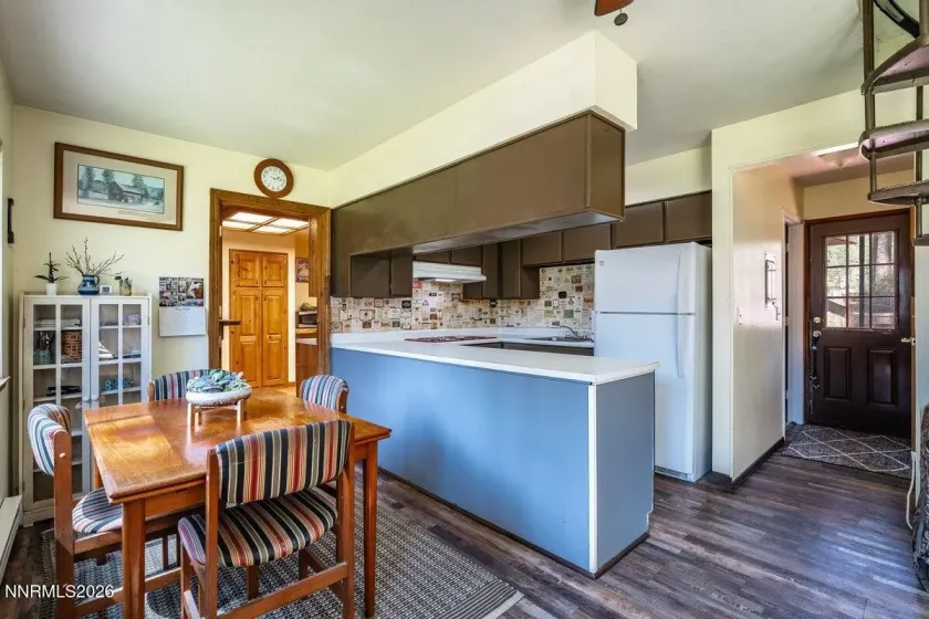 Dining area and second kitchen
